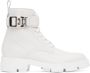 Givenchy White 4G Buckle Terra Boots - Thumbnail 1