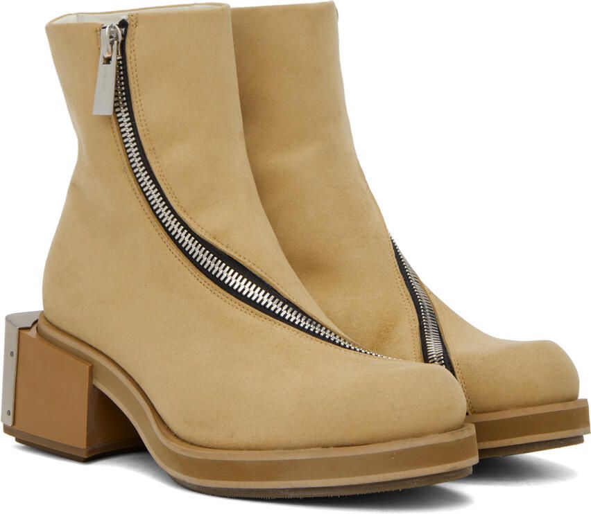 GmbH Beige Ergonomic Boots