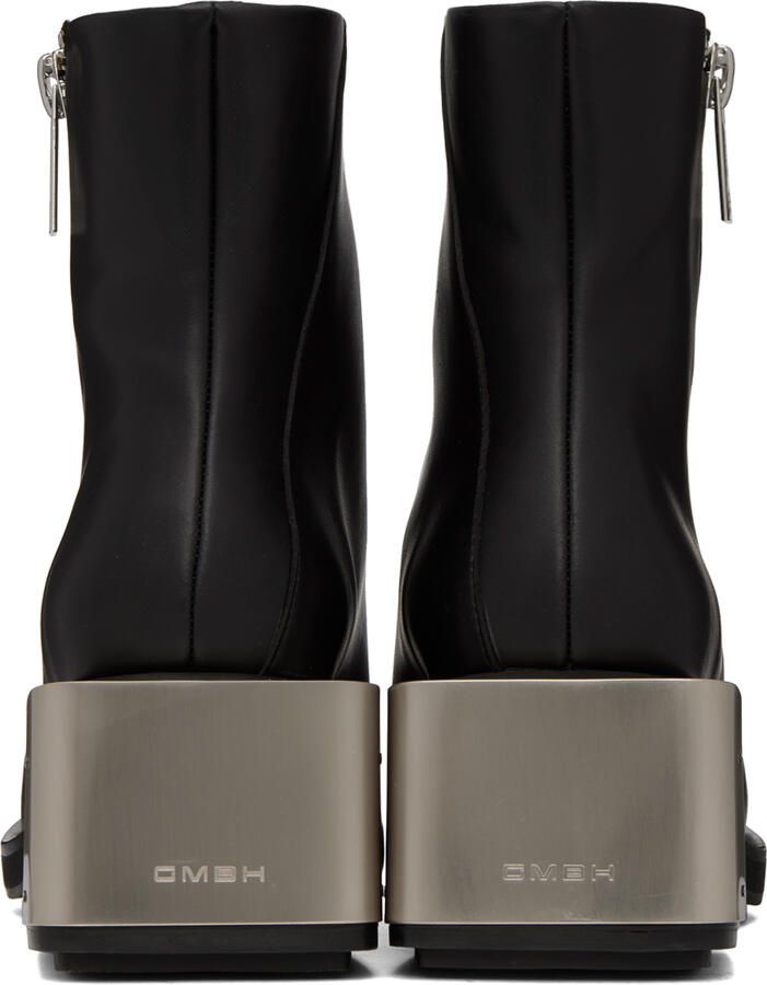 GmbH Black & Beige Sprayed Chelsea Boots - Picture 2