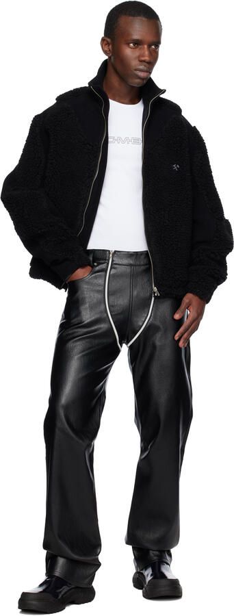 GmbH Navy Faux-Leather Chelsea Boots - Picture 4