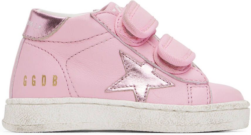 Golden Goose Baby Pink June Sneakers