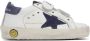 Golden Goose Baby White & Navy Old School Velcro Sneakers - Thumbnail 1