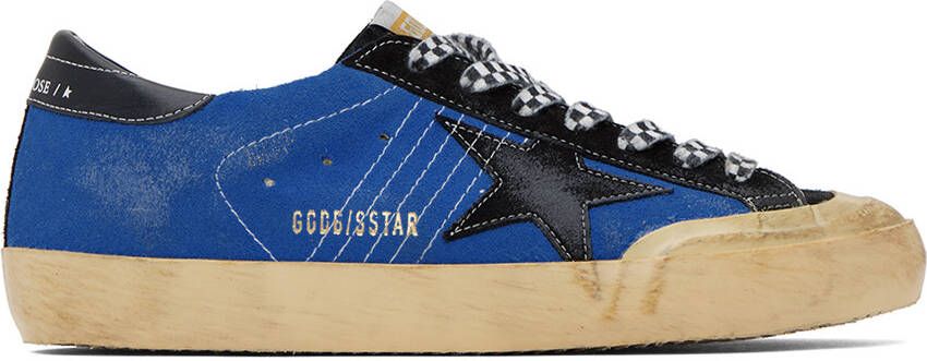 Golden Goose Blue Super-Star Sneakers