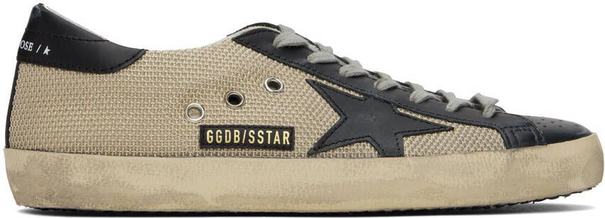 Golden Goose Brown & Black Super-Star Sneakers