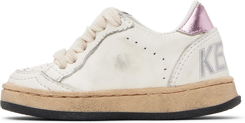 Golden Goose Baby Off-White Ball Star Sneakers - Picture 2
