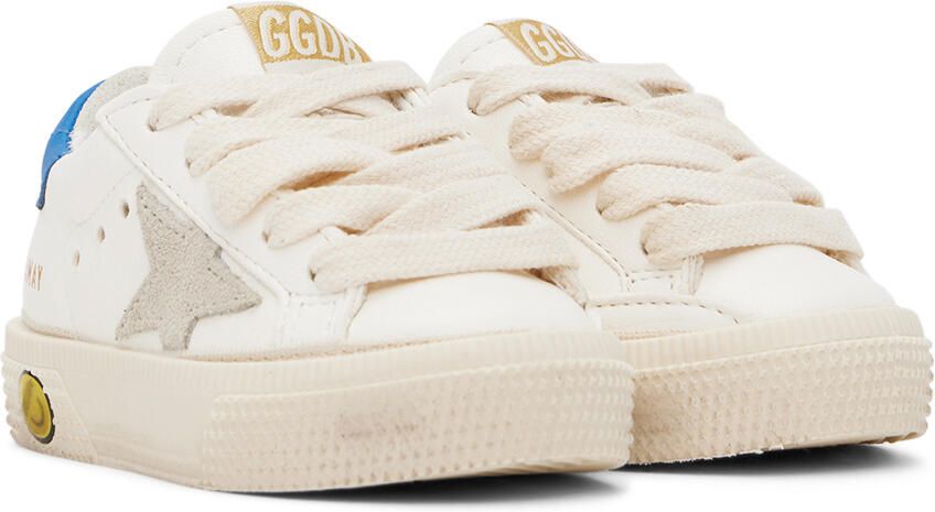 Golden Goose Baby White May Sneakers - Picture 3