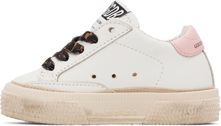 Golden Goose Baby White May Sneakers - Picture 2