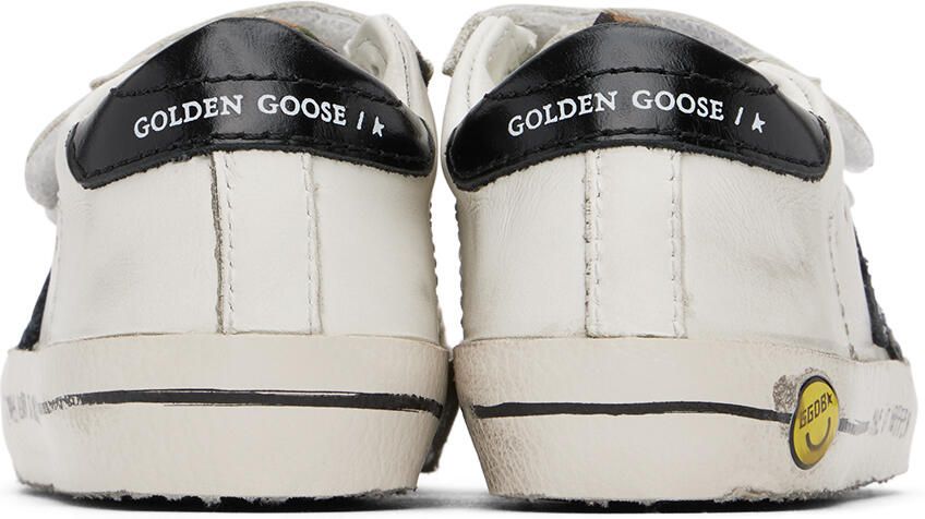 Golden Goose Baby White Old School Sneakers