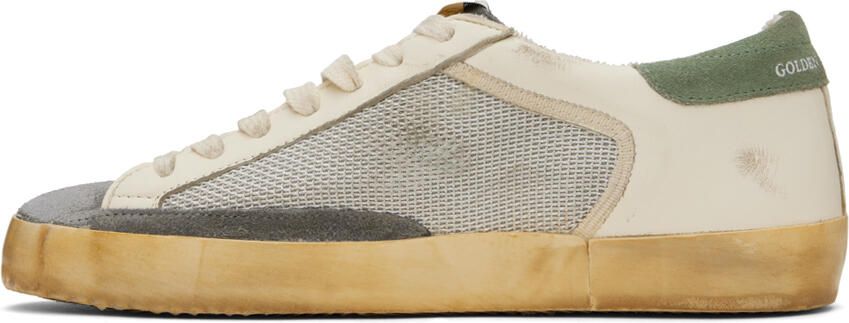 Golden Goose Beige Super-Star Sneakers - Picture 3