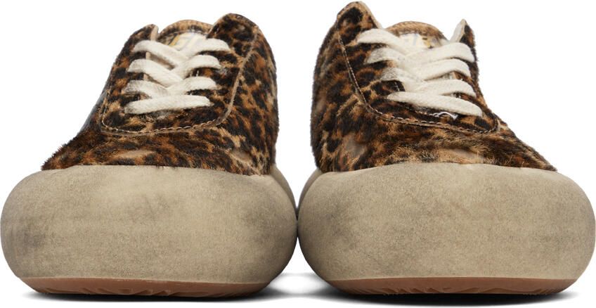 Golden Goose Brown Space-Star Sabot Sneakers - Picture 3