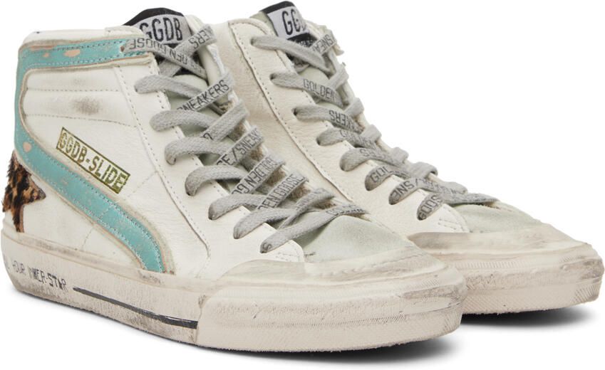 Golden Goose Gray Slide High-Top Sneakers