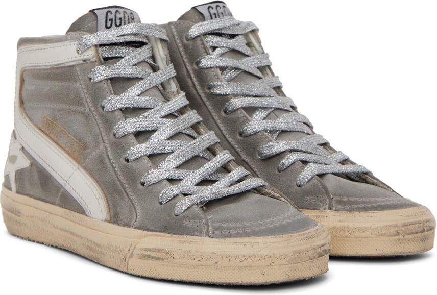 Golden Goose Gray Slide Sneakers - Picture 2
