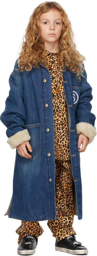 Golden Goose Kids Black Old School Velcro Sneakers - Picture 3