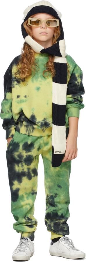 Golden Goose Kids White & Navy Super-Star Classic Sneakers - Picture 4