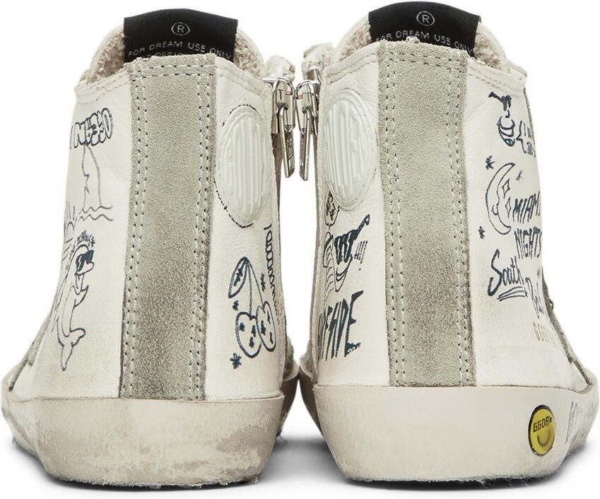 Golden Goose Kids White Francy Classic Sneakers
