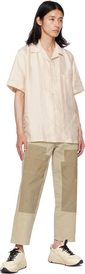 Golden Goose Off-White Running Sole Sneakers - Picture 4