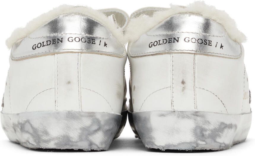 Golden Goose Shearling & Glitter Old School Sneakers - Picture 2