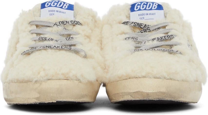 Golden Goose Shearling Superstar Sneakers - Picture 3