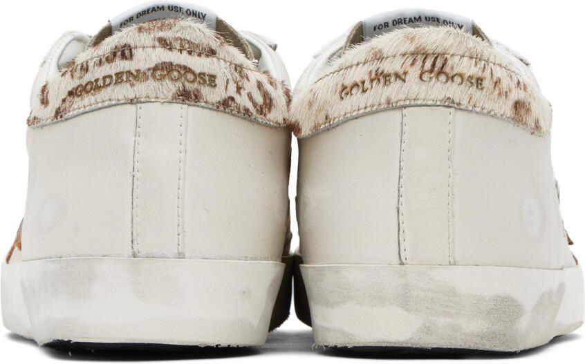 Golden Goose SSENSE Exclusive Beige Super-Star Double Quarter Sneakers - Picture 2