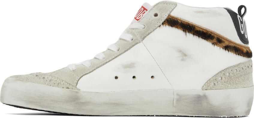 Golden Goose SSENSE Exclusive Mid Star Leopard Sneakers - Picture 4