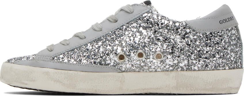 Golden Goose SSENSE Exclusive Beige Super-Star Double Quarter Sneakers - Picture 9