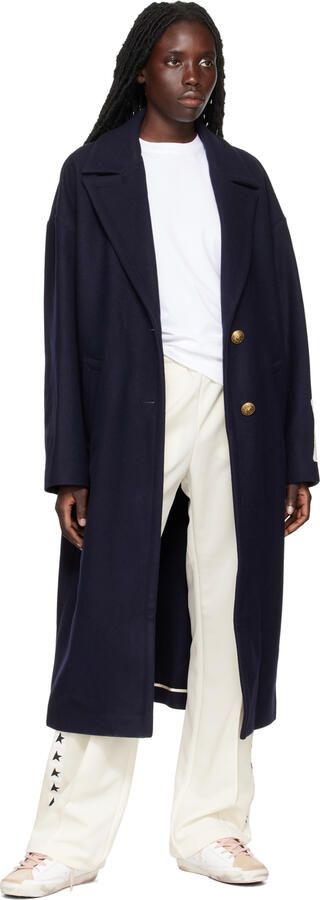 Golden Goose SSENSE Exclusive White & Beige Shearling Super-Star Sabot Sneakers - Picture 4