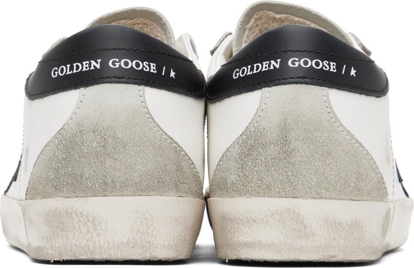 Golden Goose SSENSE Exclusive White & Black Super-Star Classic Sneakers