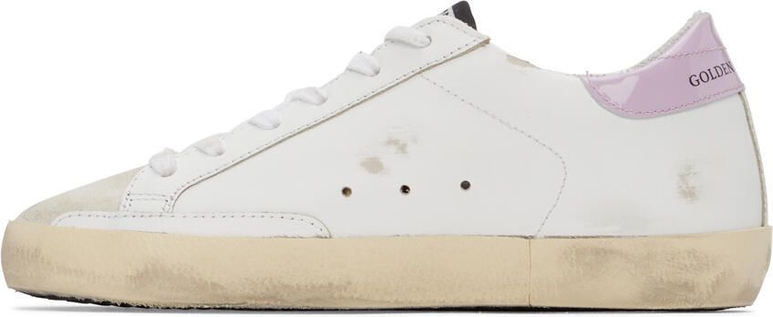 Golden Goose SSENSE Exclusive White & Pink Super-Star Classic Sneakers - Picture 4