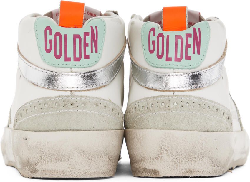 Golden Goose SSENSE Exclusive White Mid Star Sneakers