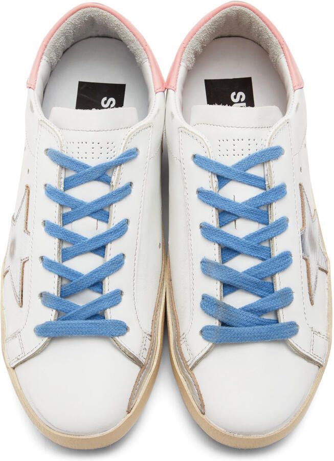 Golden Goose SSENSE Exclusive White Super-Star Sneakers