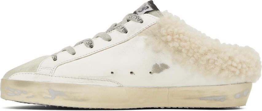 Golden Goose SSENSE Exclusive White Superstar Sabot Sneakers - Picture 3