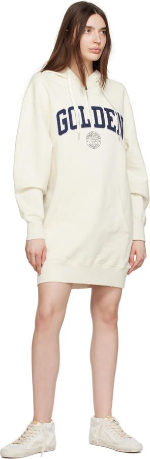 Golden Goose White & Gray Mid Star Sneakers - Picture 4