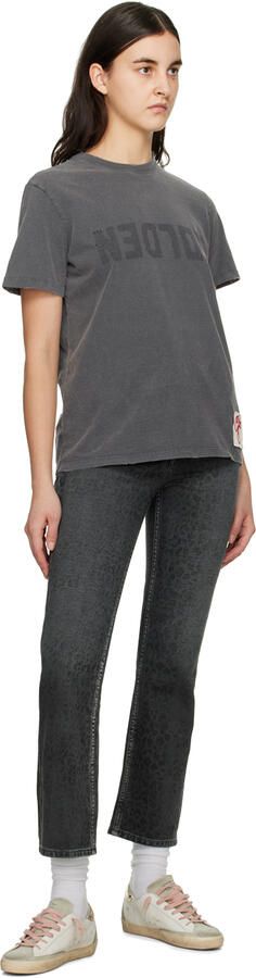 Golden Goose White & Gray Super-Star Sneakers - Picture 4