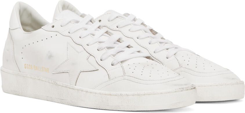 Golden Goose White Ball Star Sneakers - Picture 2
