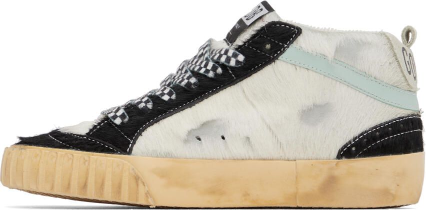 Golden Goose White Mid Star Classic Sneakers - Picture 3