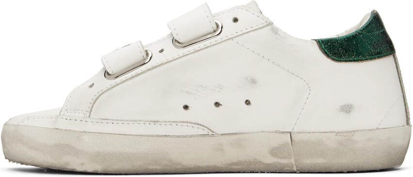 Golden Goose White Old School Sneakers - Picture 3