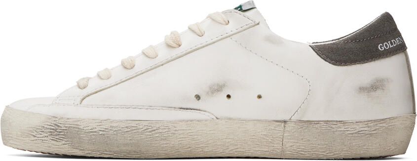 Golden Goose White Super-Star Sneakers - Picture 3