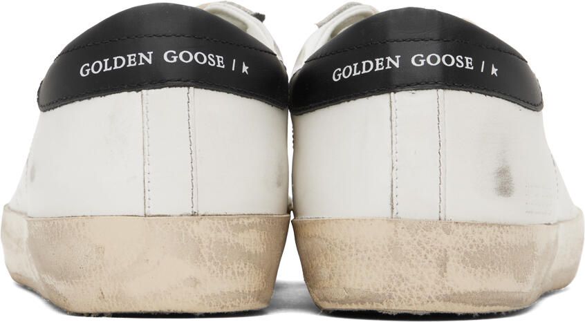 Golden Goose White Super-Star Skate Sneakers - Picture 2