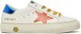 Golden Goose Kids White & Orange May Print Star Sneakers - Thumbnail 1