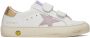 Golden Goose Kids White & Pink Check Star May School Sneakers - Thumbnail 1
