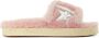 Golden Goose Pink Shearling Poolstar Sandals - Thumbnail 1