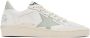 Golden Goose SSENSE Exclusive White & Green Ball Star Sneakers - Thumbnail 1
