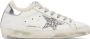 Golden Goose SSENSE Exclusive White & Silver Super-Star Shearling Sneakers - Thumbnail 1