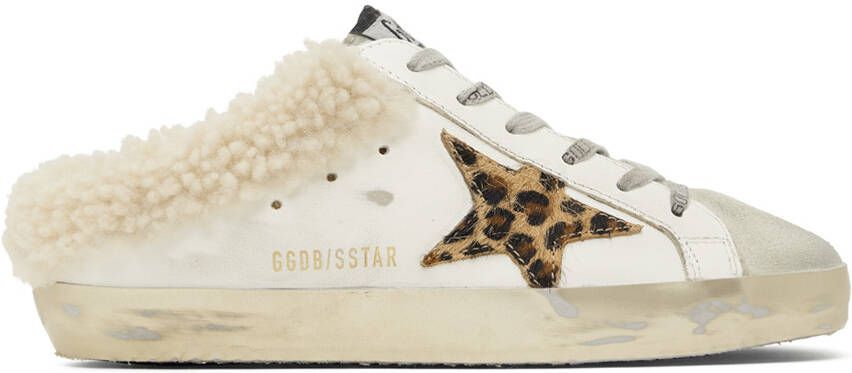 Golden Goose SSENSE Exclusive White Superstar Sabot Sneakers