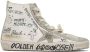 Golden Goose White & Gray Francy Classic High-Top Sneakers - Thumbnail 1