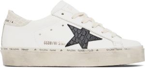Golden Goose White Hi Star Classic Sneakers