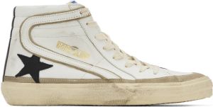 Golden Goose White Slide High-Top Sneakers