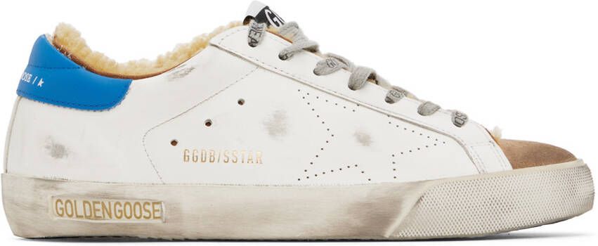 Golden Goose White Super-Star Skate Sneakers