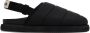 Good News Black Quilted Namer Slippers - Thumbnail 1