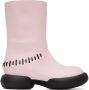 GRAPE Pink Detachable Bow Boots - Thumbnail 1